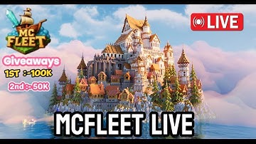 PLAYING IN MCFLEET LIVE  || join team || DAY 45 ⁨@McFleetDotNet⁩  @GamerFleet⁩   #mcfleet