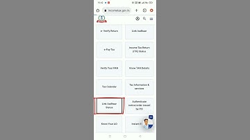 Check Pancard Aadhaar Card Status on Income Tax Website