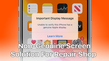 100% Fix - iPhone 11 Series Non-Genuine Screen Warning / 