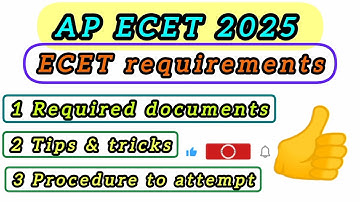 ap ECET tips aand tricks by @saijeswanthchandramahanthi