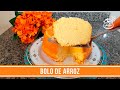 BOLO DE ARROZ CRU DE LIQUIDIFICADOR - É SUPER FOFINHO