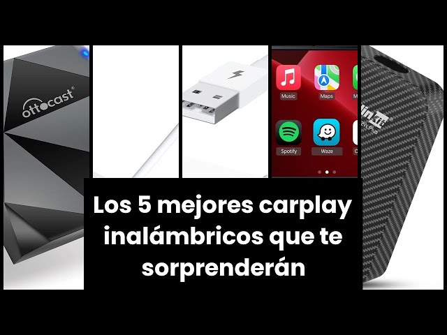 Adaptador Carplay Inalámbrico para iPhone, Compatible con iOS 13+, 5GHz  WiFi Auto Connect