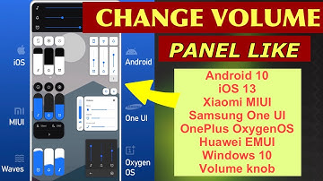 How to change volume panel on any Android Device Like | iOS Style | ONE UI Style Volume - NO ROOT