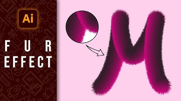 How to Create Realistic 3D Fur Effect in Illustrator  - Adobe Illustrator Tutorial | Magnet Academy