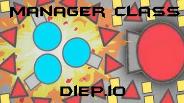 Diep.io | Manager Class! Invisible Homing Missiles!