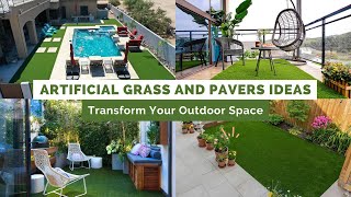 12 Inspiring Artificial Grass And Pavers Ideas 🌼🌿