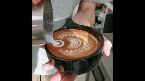 Latte Art ▪︎Winged Tulip▪︎