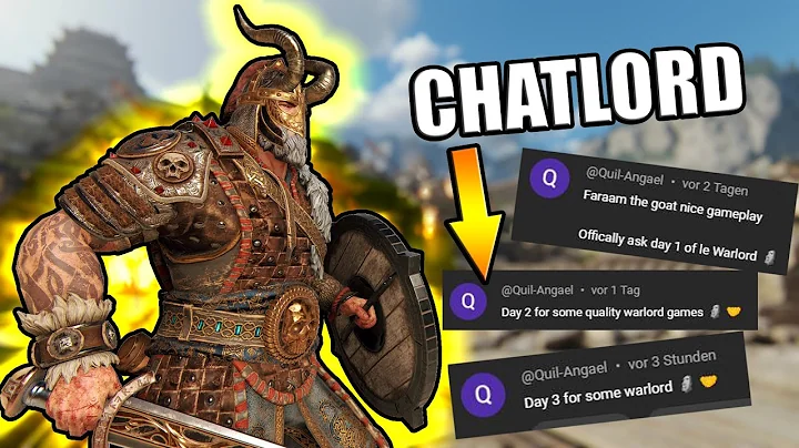 Warlord Request Done! - The Former Competetive Pick | ForHonor