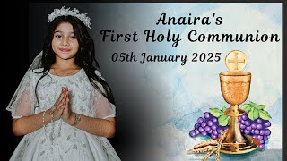 Anaira's First Holy Communion I Goan Vlogger I Konkani vlogs #goanvlogger #konkanivlogs #goa