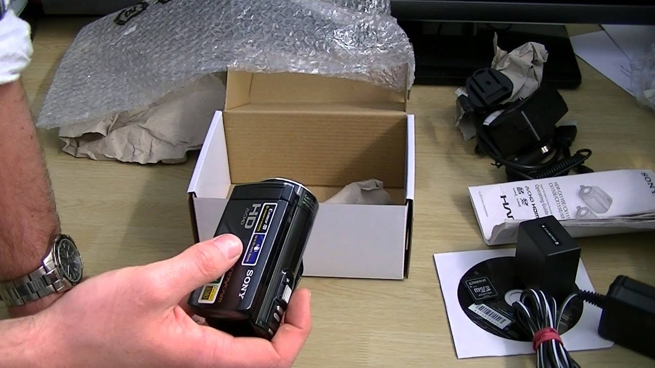Unboxing Sony Handycam HDR CX115 - RustySkull Productions
