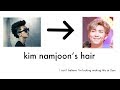 the long and elaborate journey of kim namjoon's hair