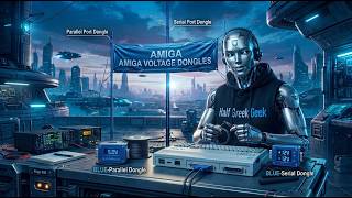 AMIGA Serial Port & Parallel Port Test Dongles 2 - SketchUp - David G7UIV