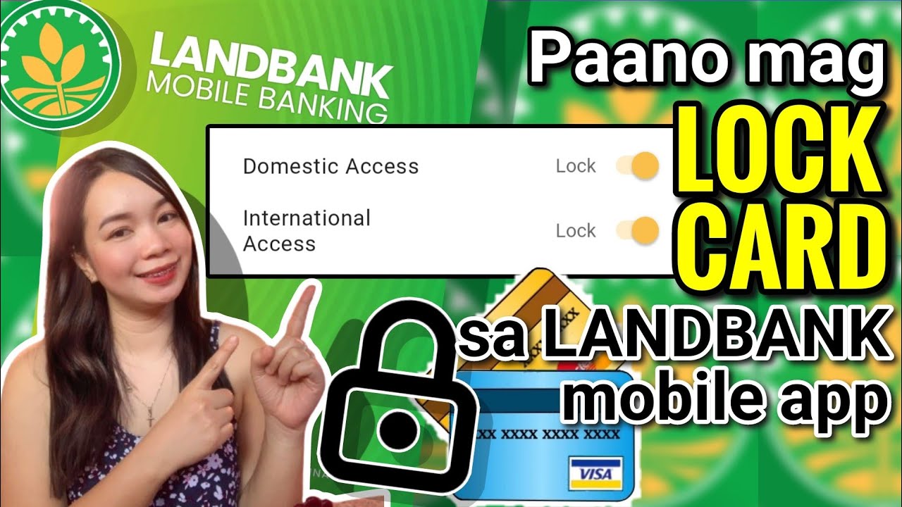 PAANO MAGLOCK NG CARD SA LANDBANK MOBILE BANKING APP | Riencyll Cabile ...