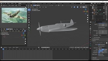 Modelling a Spitfire! | Blender timelapse