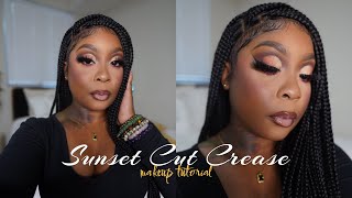 sunset cut crease | summer ready! Makeup Tutorial