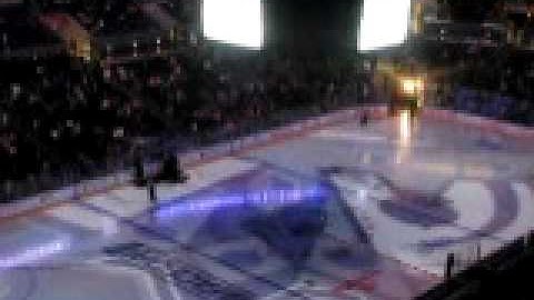 Kings use Ice for Video Projection