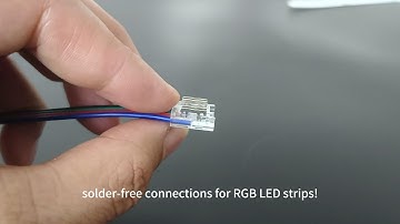 Quick LED Connector Setup for RGB Light Strips: Easy & Reliable Connections!