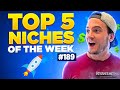 TOP 5 NICHES 🔥 Print on Demand Niche Research # 189 — (12/31/2023)