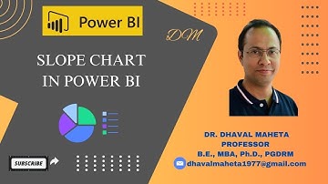 102. Slope Chart in Power BI || Dr. Dhaval Maheta