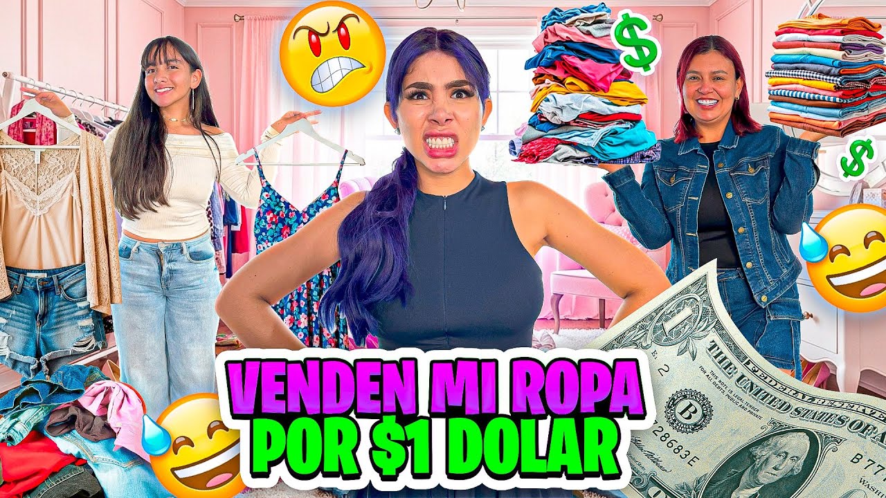 VENDIMOS TODA LA ROPA de ALEXA POR 1$ !🤫😂 // FAMILIA RECOCHA 