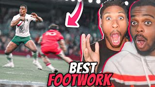 WE CAN'T BELIEVE THIS RUGBY FOOTWORK! (BEST Sidesteps 2025)