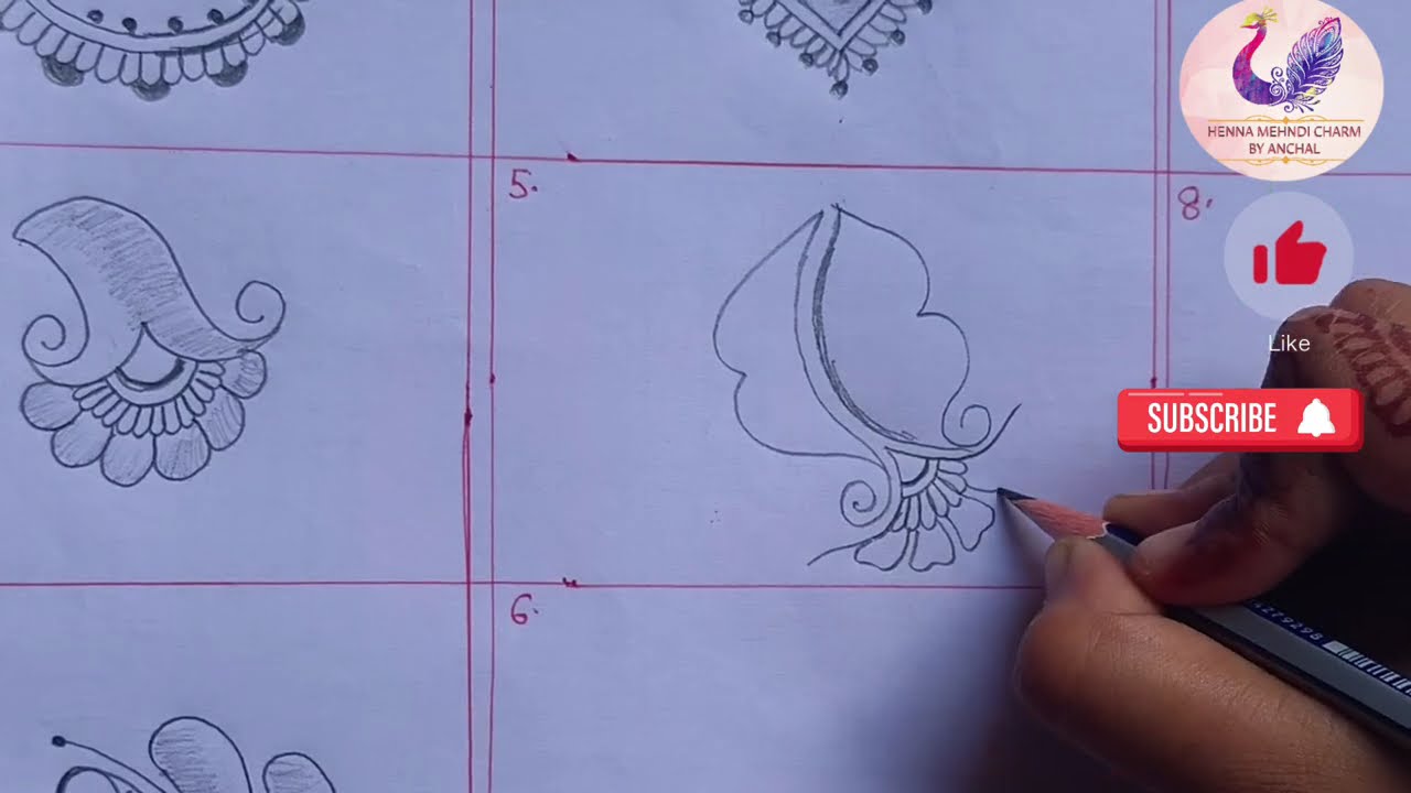 Mehndi design for beginners Day-3