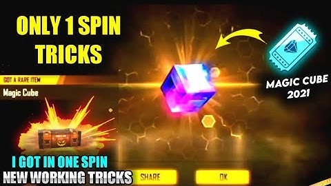Magic Cube In Only 1 Spin Tricks 2021 | How To Get Magic Cube New Tricks 100% Working In Free Fire