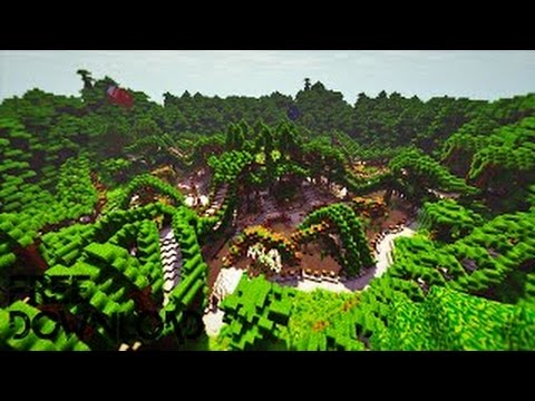 Minecraft Server Spawn HUB HD + Download - YouTube