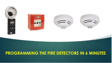 Programming the fire detectors in 6 minutes