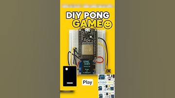 Pong_game #Shorts#Gaming#DIY#ESP32#OLED#Pong#Challenge#RetroGaming#Tech#Build#Maker#Miniature#viral