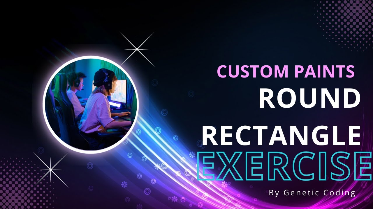 Flutter Canvas Practice: RRect with Linear & Radial Gradients - YouTube