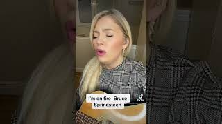 Video thumbnail of "I’m on fire (Bruce Springsteen) cover by Meadhbh Walsh"