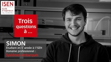 Simon - Étudiant en Systèmes numériques embarqués à l