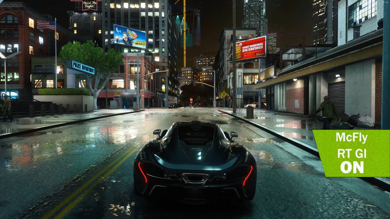 Someone added ray tracing to GTA V and it looks incredible