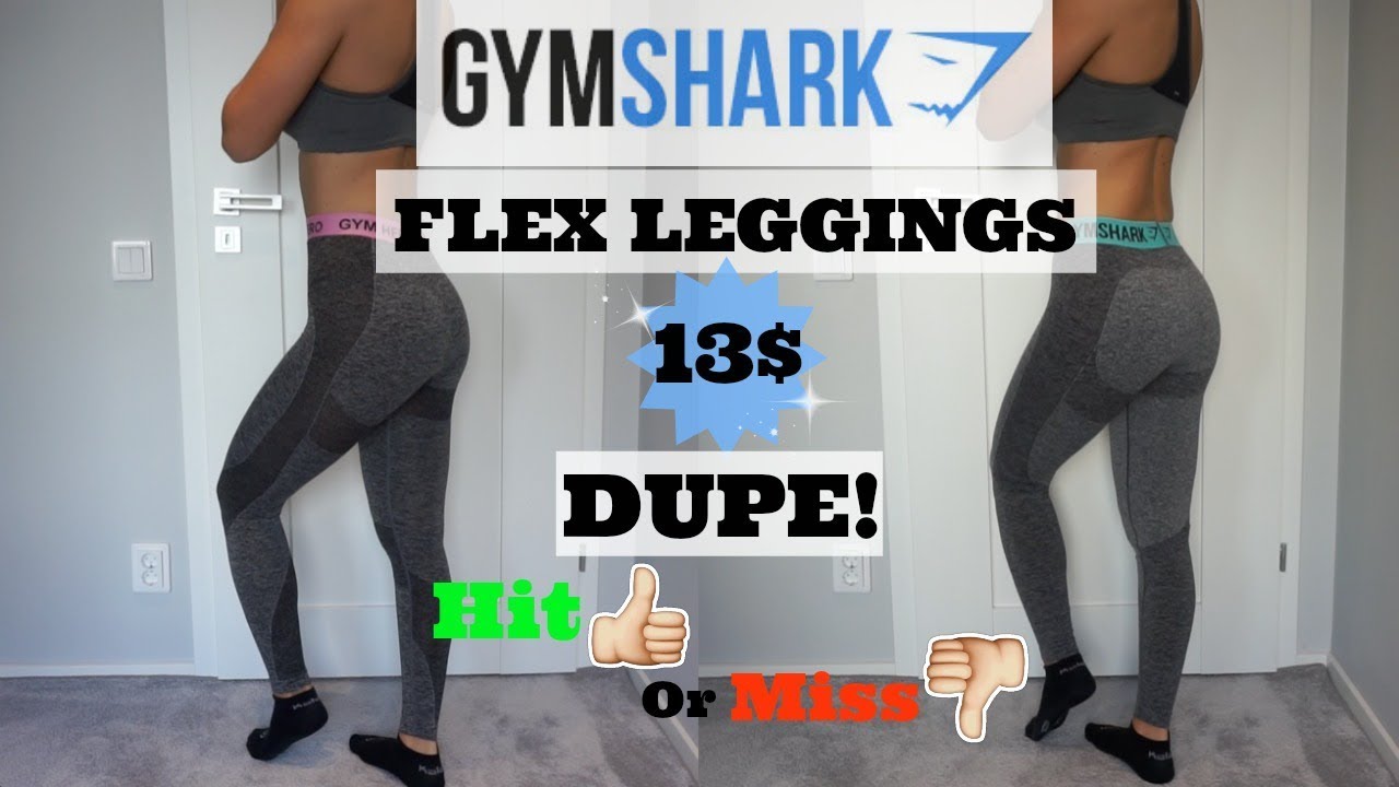 Gymshark Flex leggings 13$ Dupe - Review & Try on - YouTube
