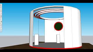Trade Show Booth Design Presentation/ Sketchup /