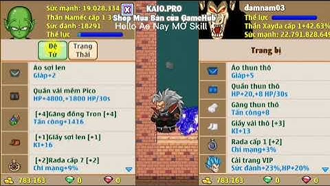 ( Ngọc Rồng Online ) Mở Skill 4 ĐT Và Cái Kết!!!