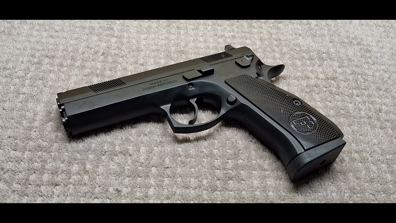 권총 리뷰 : CZ 97 BD 45 ACP 더블/싱글 액션 반자동 권총을 소개합니다.