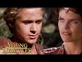 Hercules (Ryan Gosling) and Cyane&#39;s Kiss Gets Interrupted | Young Hercules