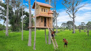 Build amazing treehouse and living as survival