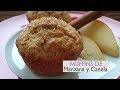 Muffins (magdalenas) de manzana y canela