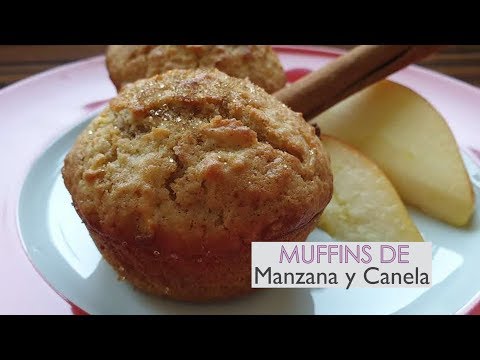Video: Muffins Con Manzana Y Canela