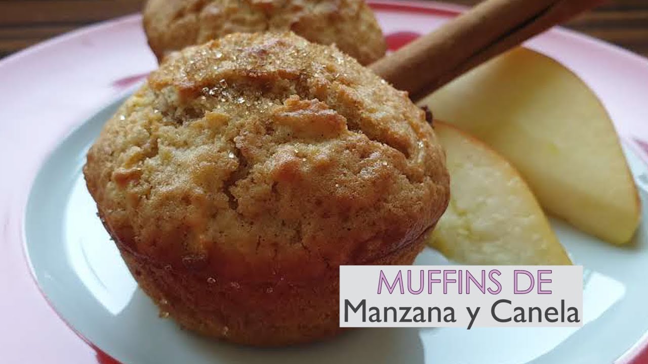 Muffins (magdalenas) de manzana y canela YouTube