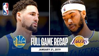 Full Game Recap: Warriors vs Lakers | Klay Hits 10 Straight 3-Pointers