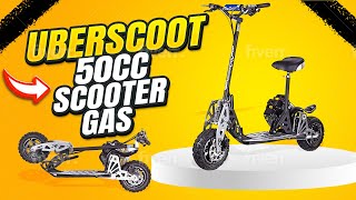 Uberscoot MotoTec 50cc scooter Unbox and test ride W/ Chad Luckette
