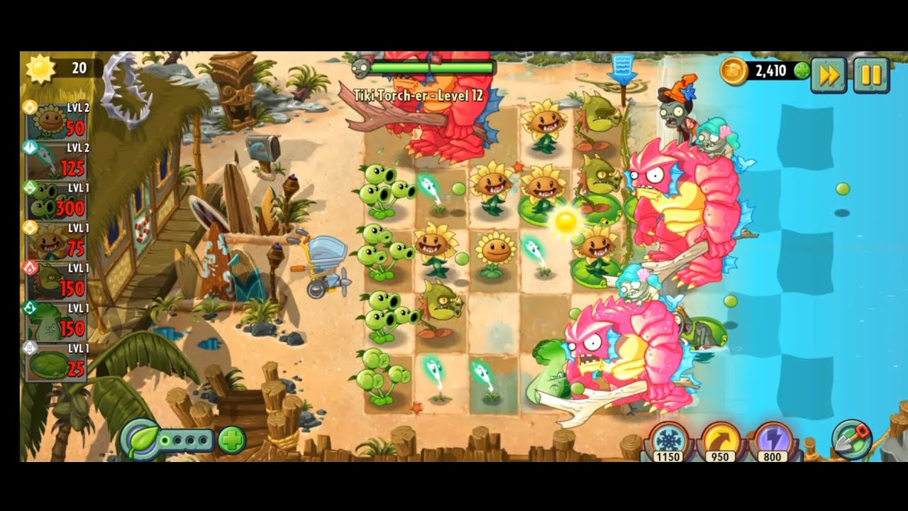 plants vs zombies 2 gameplay - YouTube