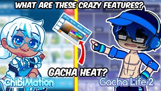 What are these CRAZY FEATURES! 😱 GACHA LIFE 2 VS CHIBIMATION 😨