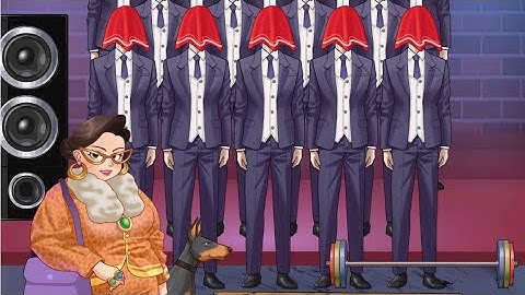 Annoying Puzzle Game 2 - Level 7 Help the rich lady find a bodyguard - Solution