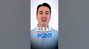 How to pitch an idea - tip 1- Have a clear point