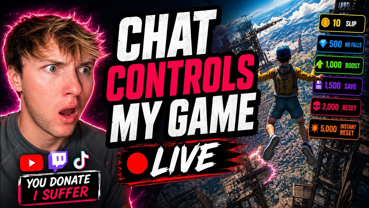 LIVE 🔴 Chat Controls My Game! LIVE NOW!